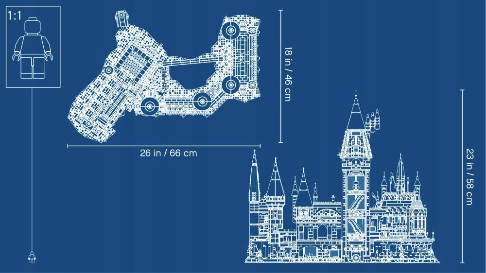 LEGO HARRY POTTER Hogvartso pilis 71043