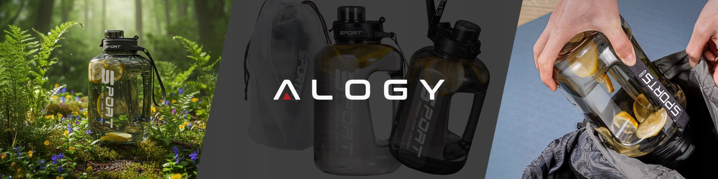 Motyvuojantis vandens buteliukas, sportinis bidonas su matuokliu, skirtas sporto salei ir fitnesui, 1.7L