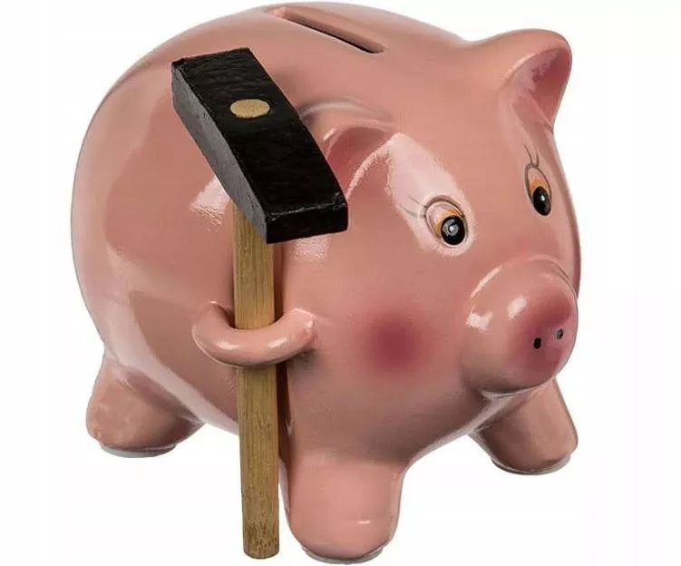 Vaikiška taupyklė iš keramikos – sudaužoma plaktuku