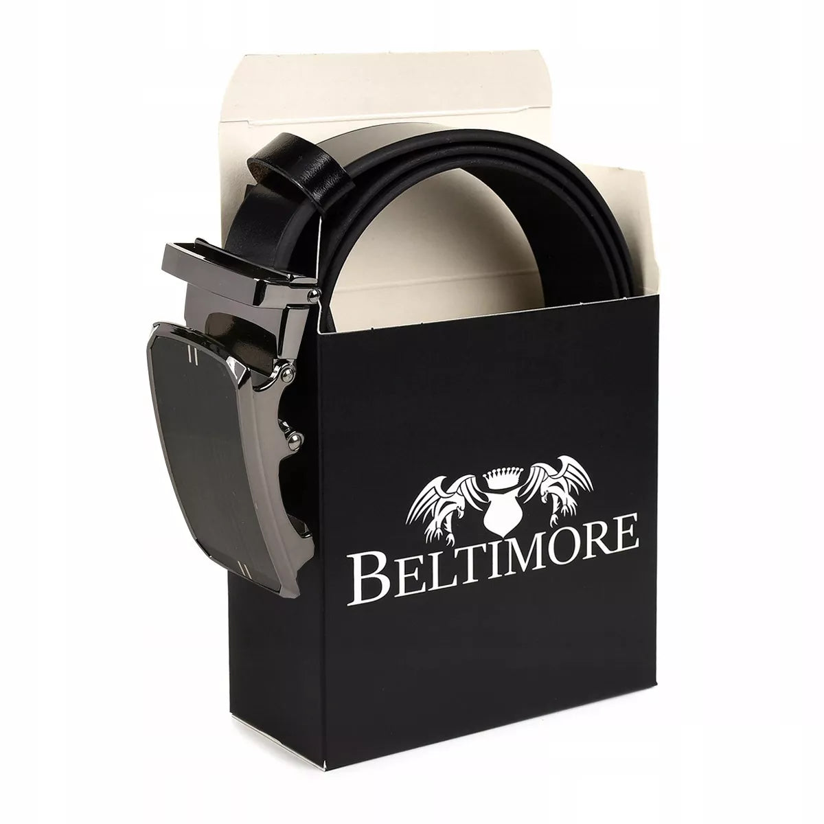 Vyriškas odinis piniginės ir diržo komplektas Beltimore