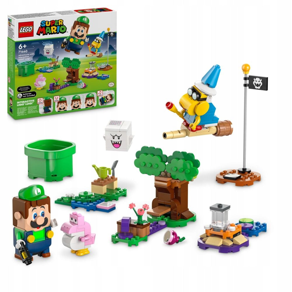 LEGO SUPER MARIO Nuotykiai su interaktyvia figūrėle LEGO Luigi 71440