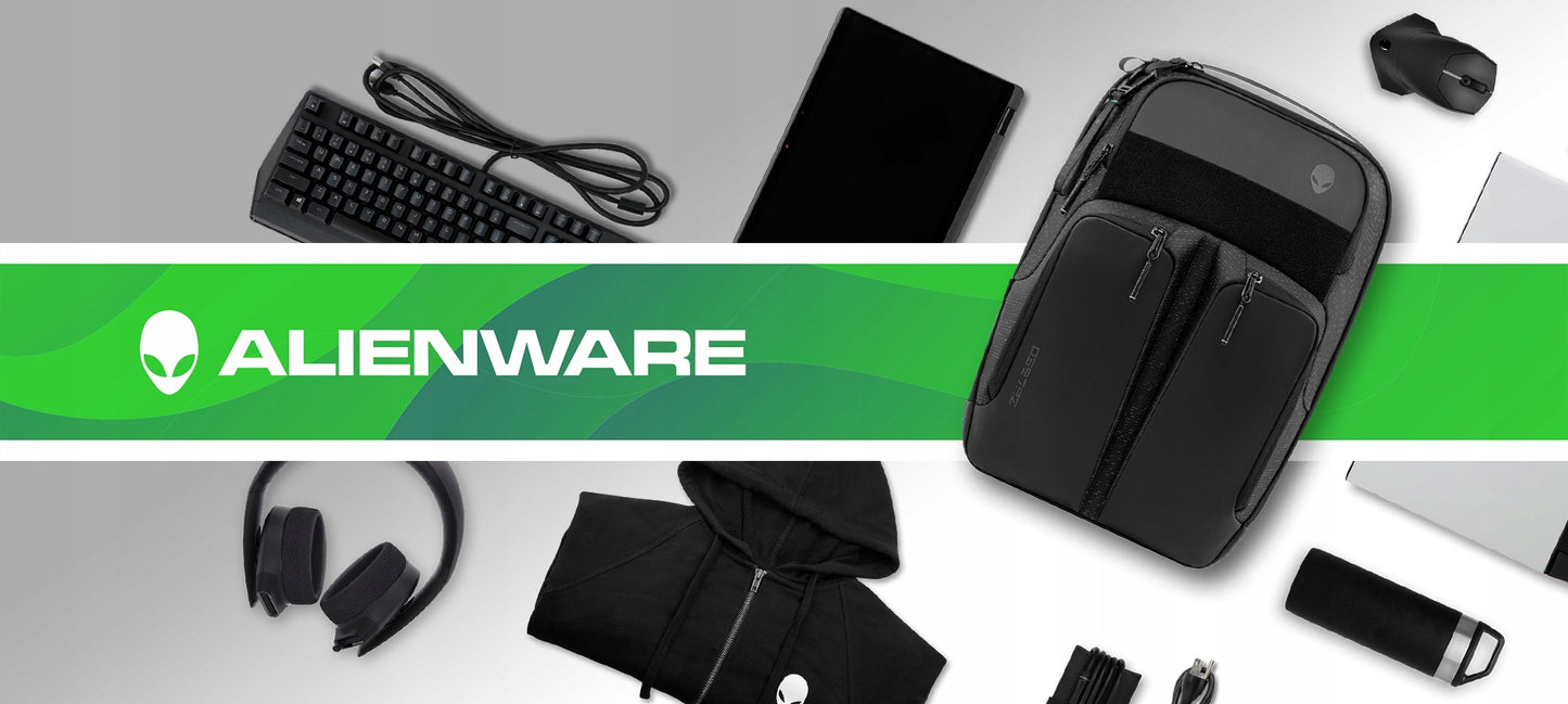 NEŠIOJAMAS KOMPIUTERIO DĖKLAS ŽAIDĖJAMS DELL ALIENWARE 17 GAMING RFID SAUGUS | 15-18"