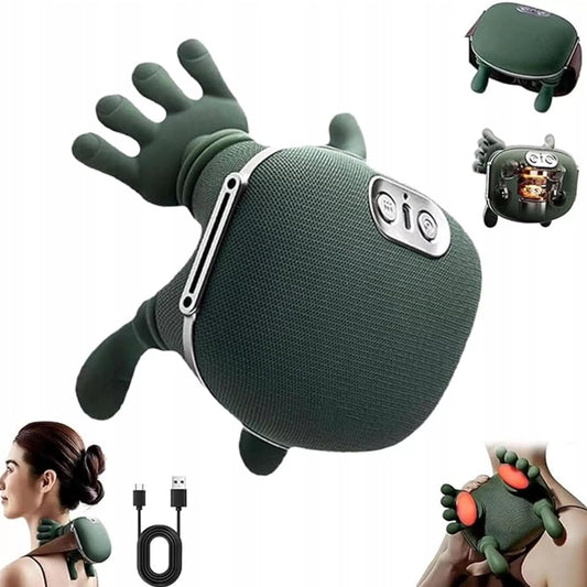 BIONIC MASSAGE APPLICATOR 3D kaklui, kaklui, pečių, blauzdų ŠILDOMAS MASAŽUOKLIS