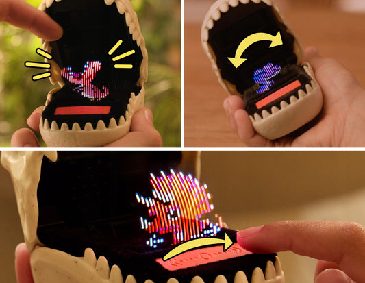 BITZEE JURASSIC WORLD DINOZAURAS INTERAKTYVI SKAITMENINĖ FIGŪRĖLĖ VIRTUALUS HOLO