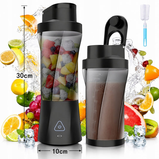 Nešiojamas Blenderis Smoothie ir Kokteiliams – Belaidis, USB Įkraunamas