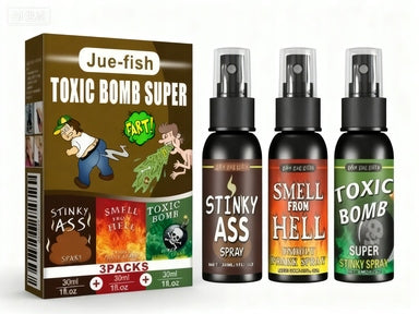 Smardžių bomba "Prank Bąk" purškiamas skystis, 3 vnt. - dovana