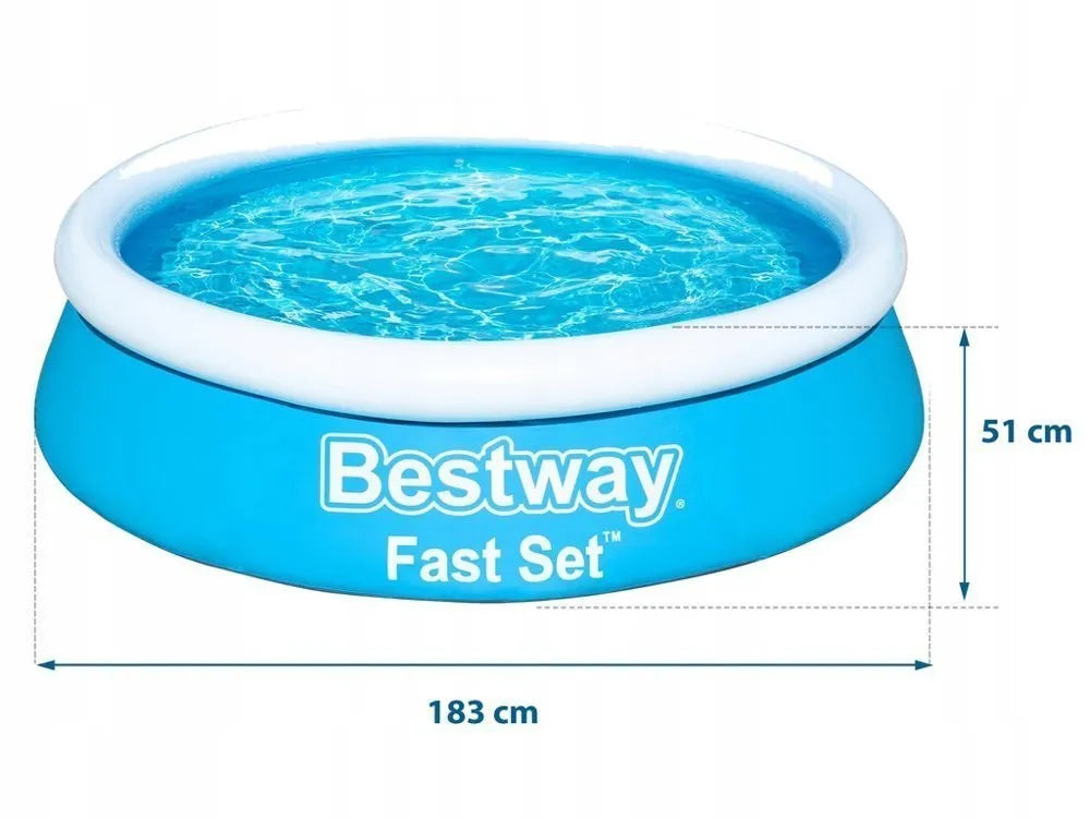 Bestway 57392 pripučiamas sodo baseinas 183 x 51 cm