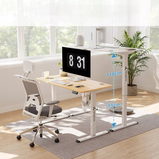 Elektrinis žaidimų stalas su reguliuojamu aukščiu 1206 120x60cm