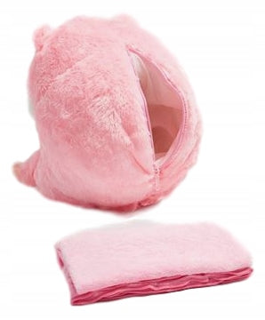 3in1 "Žaislas" - Hamsteris: Minkšta pagalvėlė, antklodėlė, pliušinis žaislas, puiki dovana