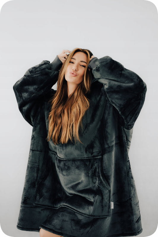 Comfy Moment Šilta Sherpa Oversize #Dark