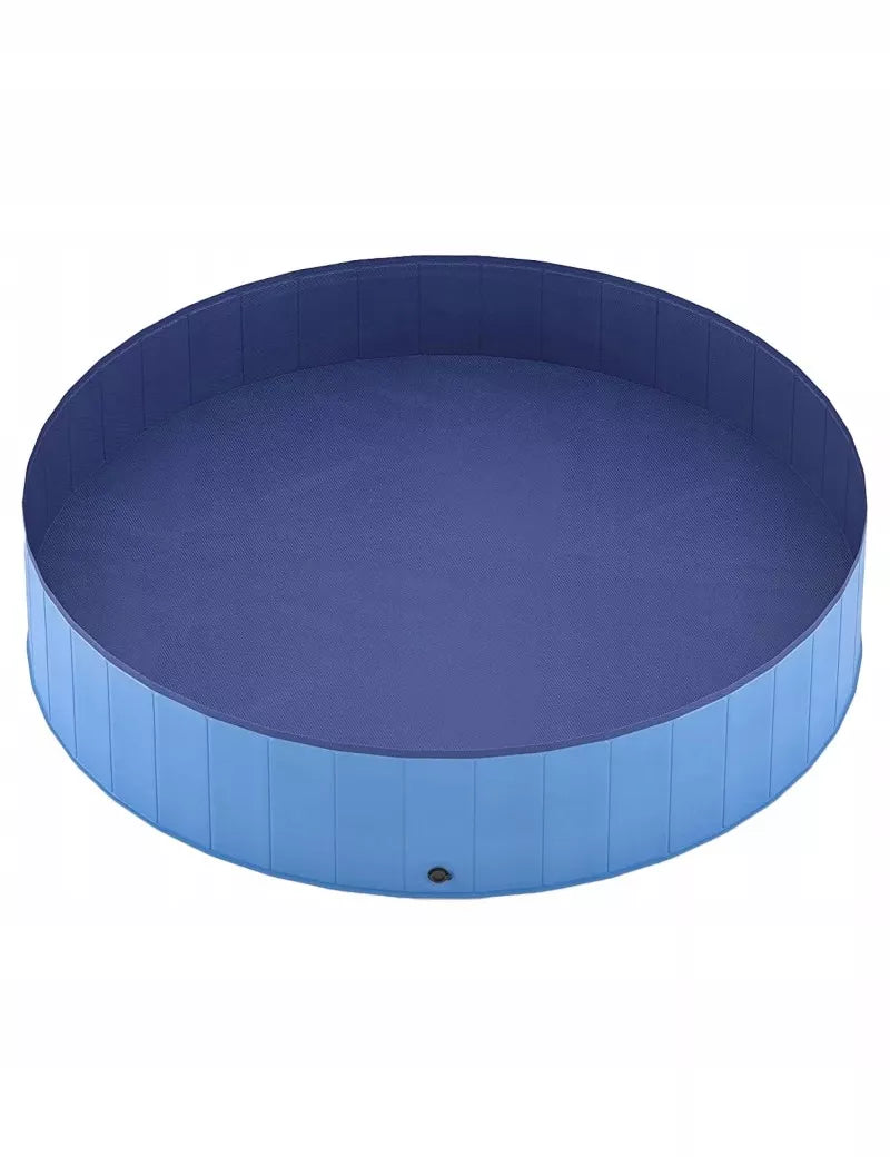 DIDELĖ ŠUNŲ, GYVŪNŲ, VAIKŲ SODO BASEINAS 160cm XXXL SULANKSTOMAS, TVIRTAS