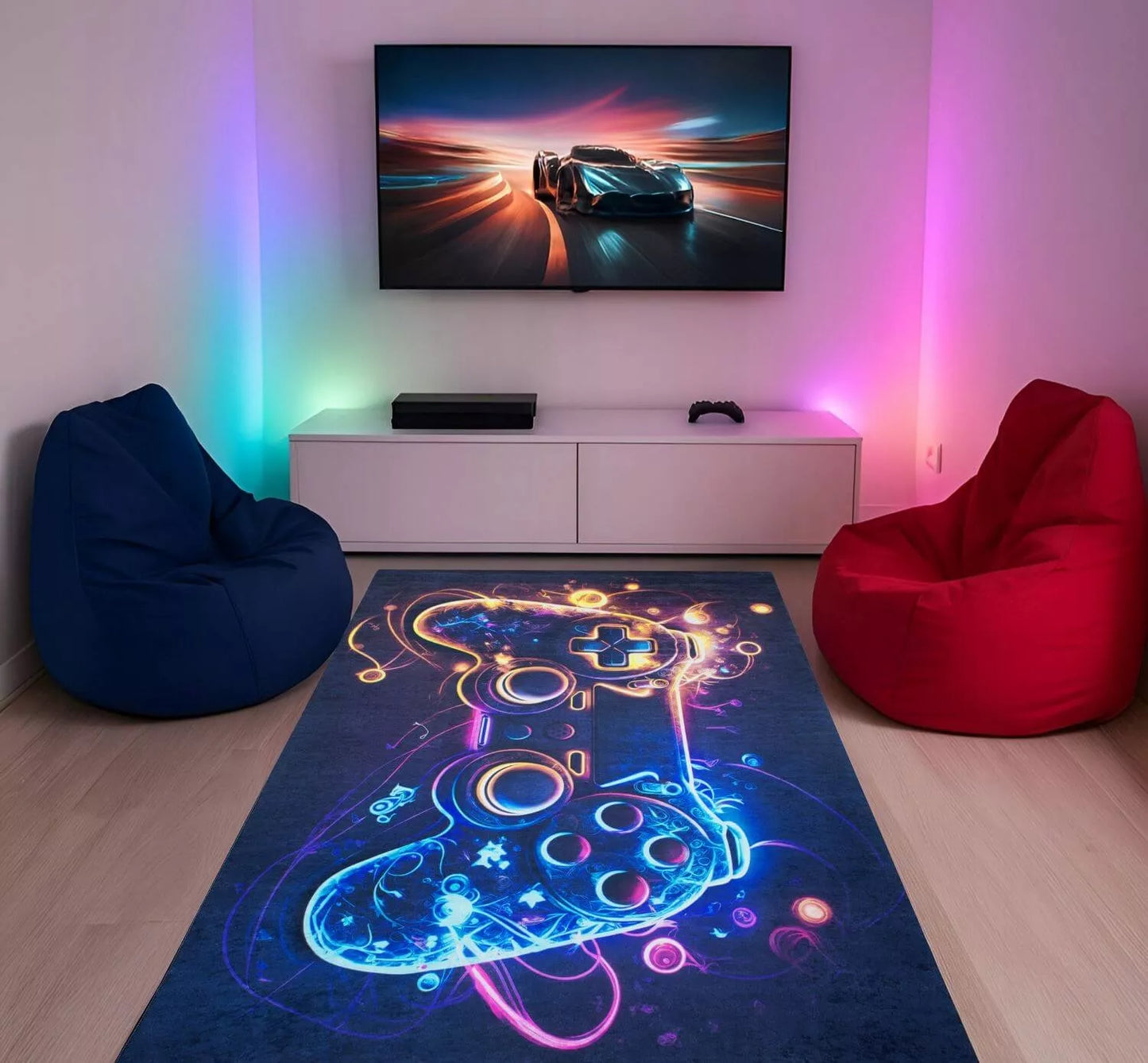 Gaming kilimas, neslystantis, modernus 160x220