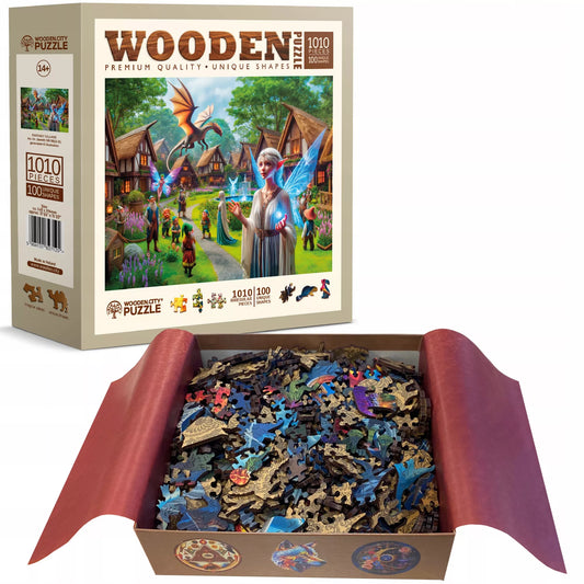 Medinės Dėlionės 1000 Elementų - Fantazijos Kaimas