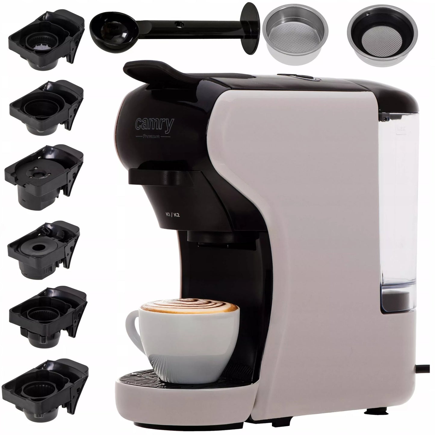 Slėginis kavos aparatas kapsulėms Nespresso Dolce Gusto Tchibo