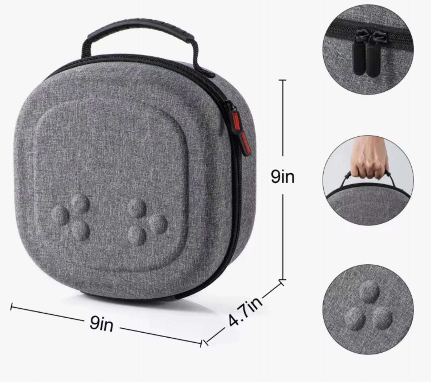 Dėklas lagaminėlis akiniams VR Meta Quest 2 / 3 / 3S