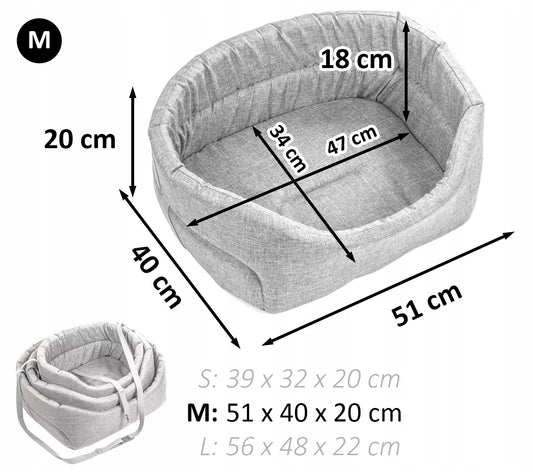 Automobilinė šunų kėdutė TRANSPORTERIS kilimėlis