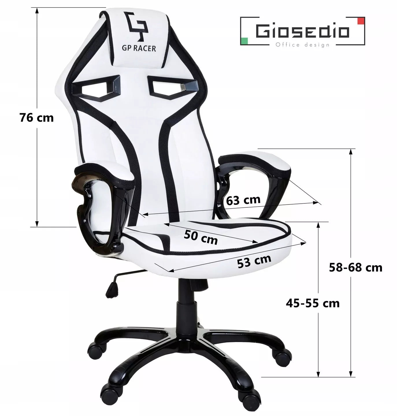 Gaming kėdė žaidimams – raudona, ergonomiška