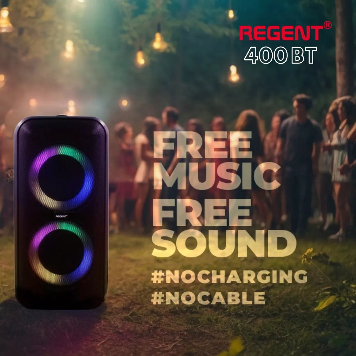 Nešiojamas Karaoke Partybox garsiakalbis 60W FM BT USB AUX