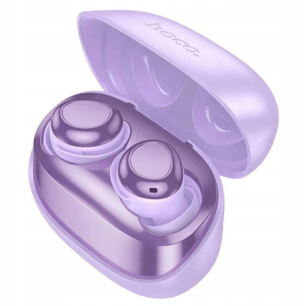 Belaidės Bluetooth TWS ausinės - violetinės