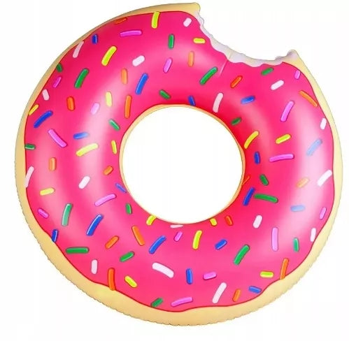 Pripučiama plaukimo ratas/čiužinys baseinui, spurgos formos, 90cm XXL