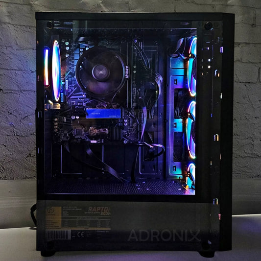 Žaidimų stacionarus kompiuteris – Ryzen 5, Vega 11, 32 GB RAM, 1 TB, Wi-Fi, Windows 11