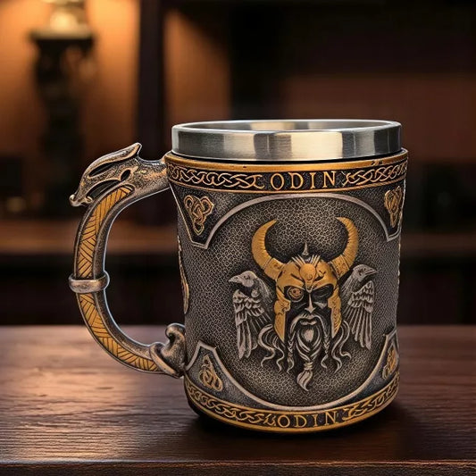 ALUS BOKAL DOVANA VIKING 400ML NORDIC ODIN DND JAI STAL KARCZMA