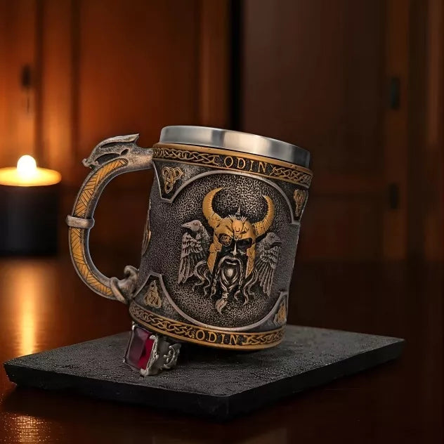 ALUS BOKAL DOVANA VIKING 400ML NORDIC ODIN DND JAI STAL KARCZMA