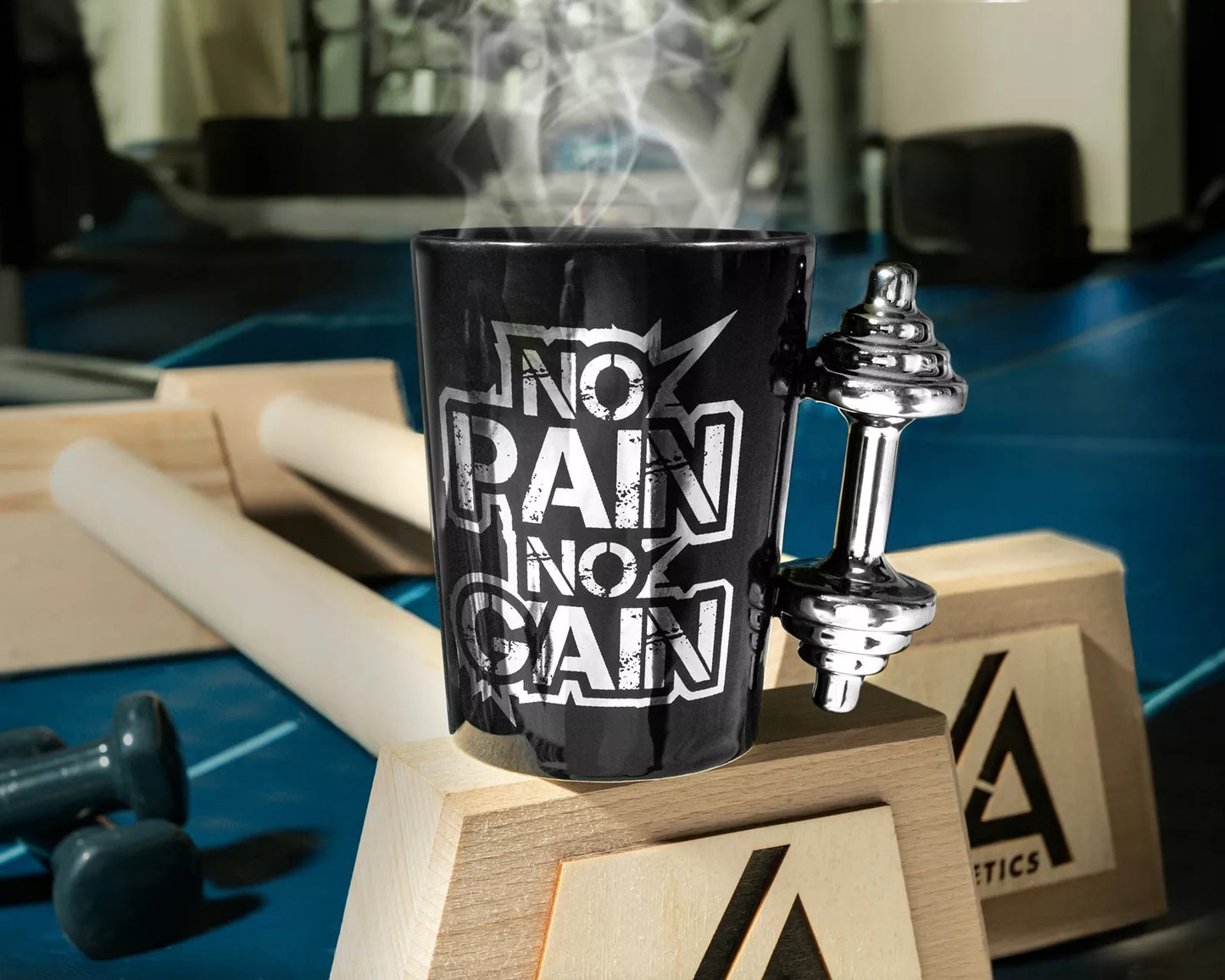 Sportinis puodelis „No Pain No Gain“