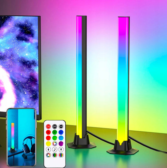 LED RGB Stalinių lempų rinkinys (2 vnt.)