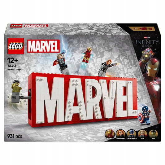 LEGO MARVEL SUPER HEROES Logotipas MARVEL su minifigūrėlėmis 76313
