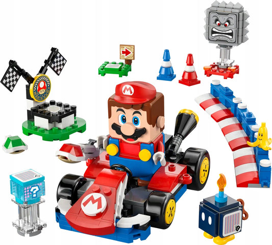 LEGO Super Mario 72043 Mario Kart Interaktyvi figūrėlė LEGO Mario ir
