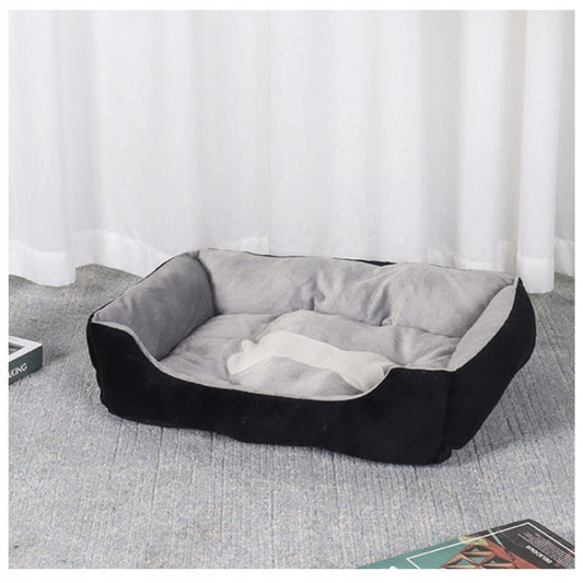 M 50x40cm nameltis miegojimo vieta šunims ir katėms kaulo formos