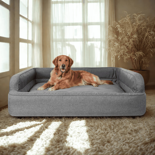 Šunų guolis - sofa, šunų lovelė - atspari vandeniui - XXL 117x79 cm