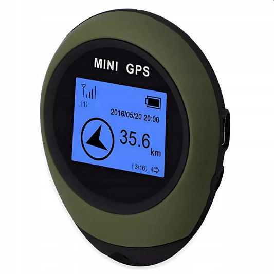 Mini GPS lokatorius turistinis (miškui, grybavimui), palydovinė navigacija