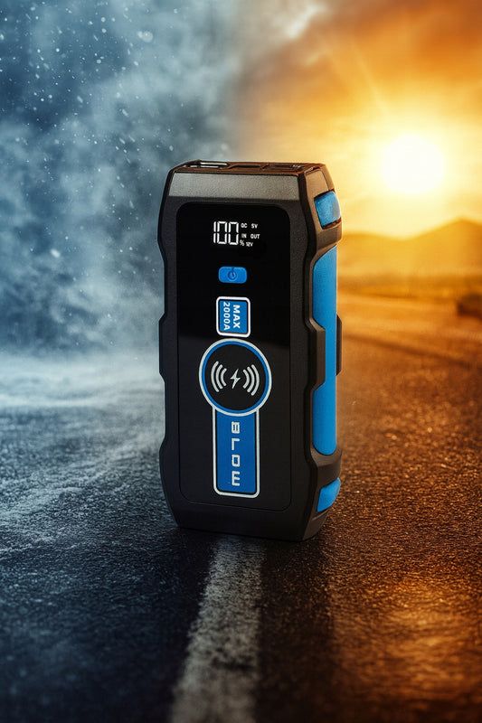 Galingas startuolis 2000A, Powerbank, LED, Užvedimo įrenginys 12000mAh