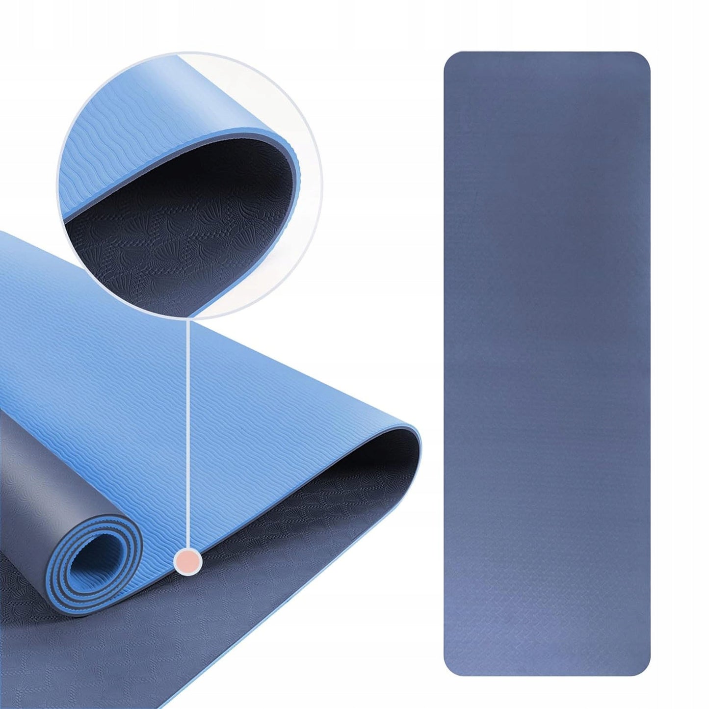 Neslystantis jógos mankštos kilimėlis sporto salei, treniruotėms TPE 180