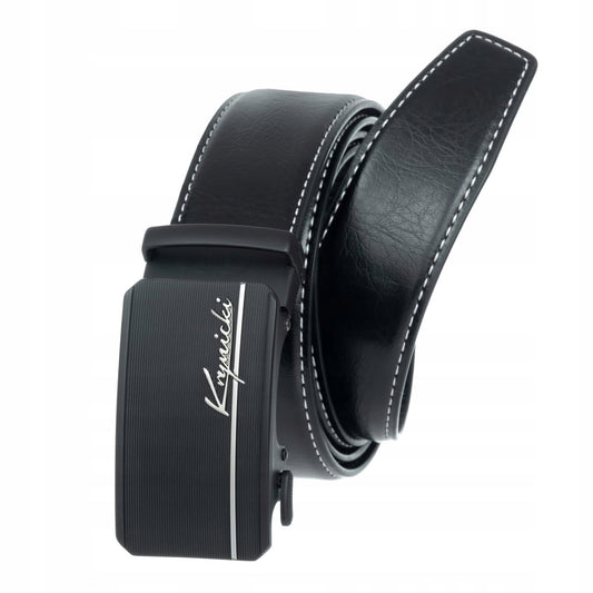 Vyriškas Dovanų Rinkinys: Odinė Piniginė ir Krynicki Diržas 115 cm