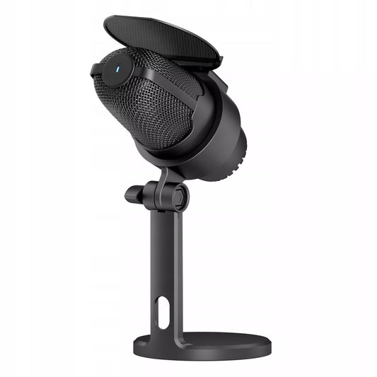Mikrofonas kompiuteriui su stovu – studijinis, žaidimams, USB-C / USB 3.0