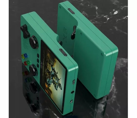 Naujausia nešiojama žaidimų konsolė vaikams X6 3,5 colio ekranas, žalia