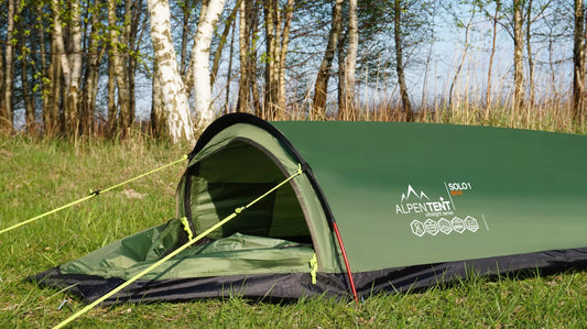 Vieno asmens palapinė AlpenTent Solo1 – Bivi norka, 1 kg