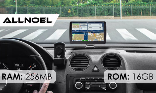 Automobilinė GPS navigacija sunkvežimiams – 7", su įdiegtais Europos autobusų žemėlapiais