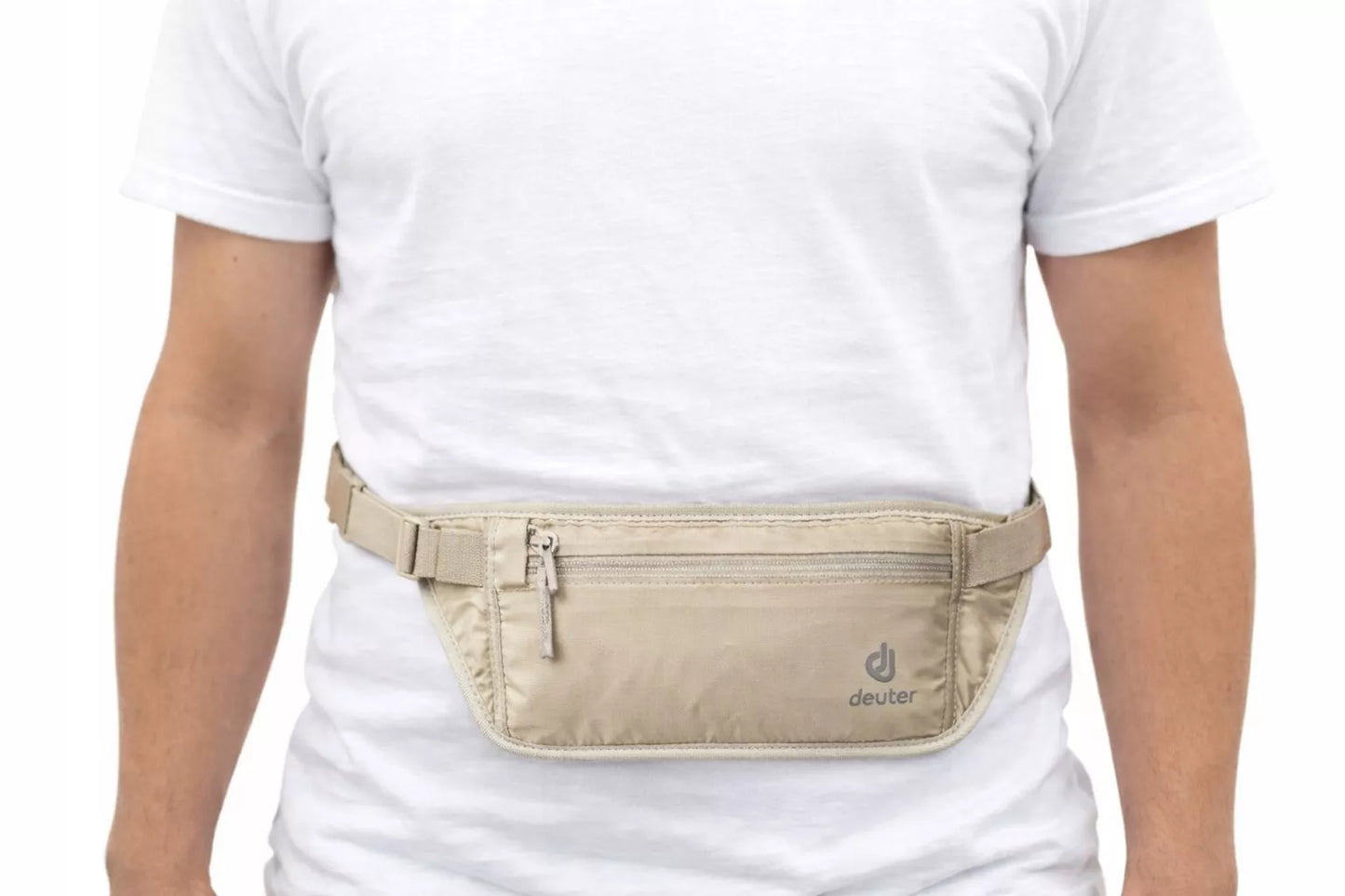 Money Belt juosmens krepšelis, smėlio spalvos