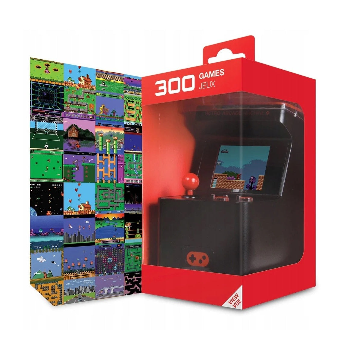 Nešiojama retro arcade konsolė – 300 žaidimų