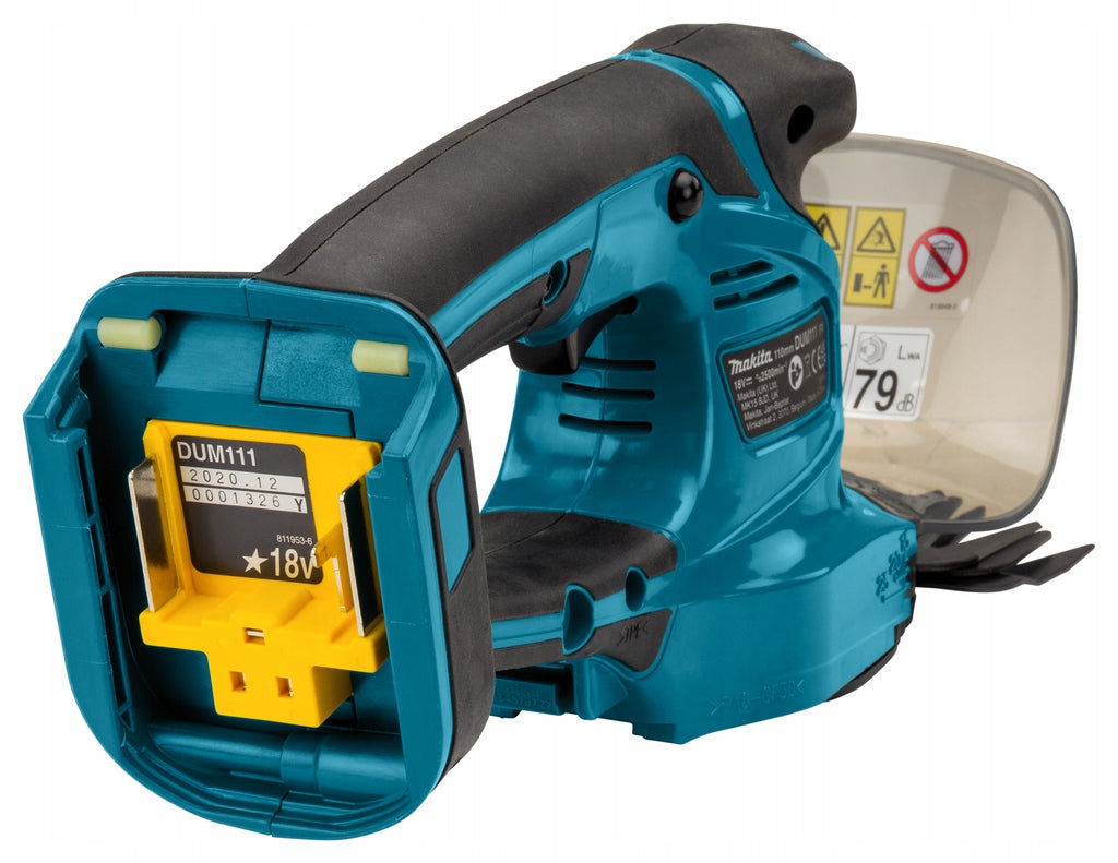 Makita 18V Akumuliatorinės Žirklės Gyvatvorėms, Žolei ir Krūmams su Baterija