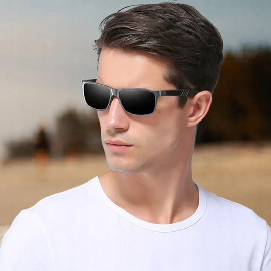 Vyriški saulės akiniai KINGSEVEN – poliarizuoti UV400, rinkinys su dėklu