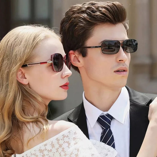 Vyriški KINGSEVEN poliarizuoti saulės akiniai UV400 su rinkiniu ir dėklu