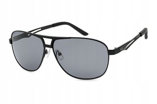Vyriški poliarizuoti akiniai nuo saulės „Aviator Pilotki“ UV400 su dėklu