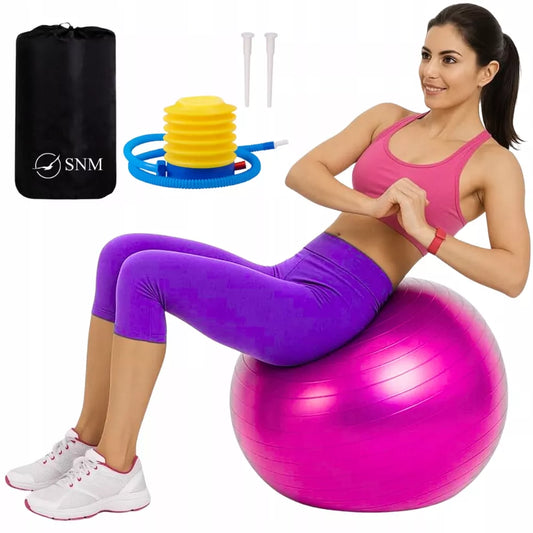 Gimnastikos kamuolys 55 cm – fitnesui, pilatesui, jogai, reabilitacijai