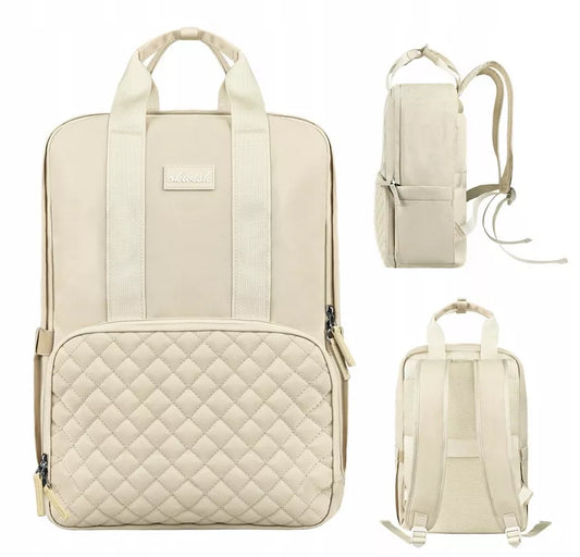 2 in 1 krepšys – miesto kuprinė ir nešiojamojo kompiuterio moteriška kuprinė