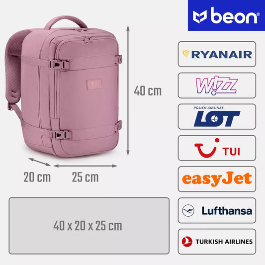 RYANAIR KUŠTINĖ 40x20x25 LĖKTUVUI KELIONINIS RANKINIS KABININIS BAGAŽAS TVIRTAS